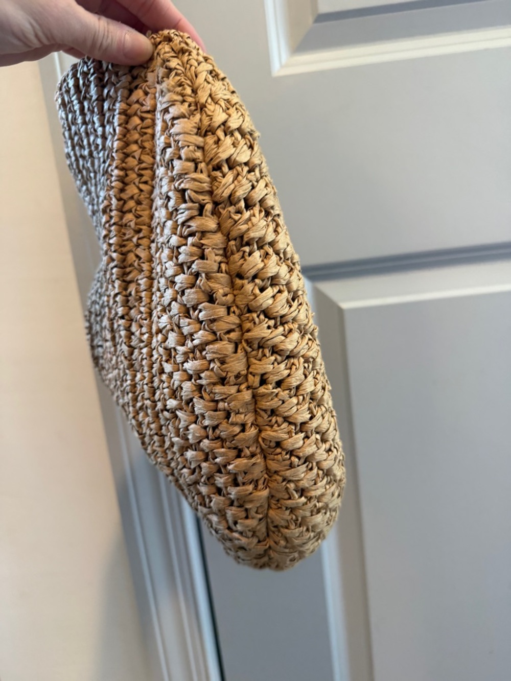 Mango Round Natural Fiber Bag - Picture 7 of 8